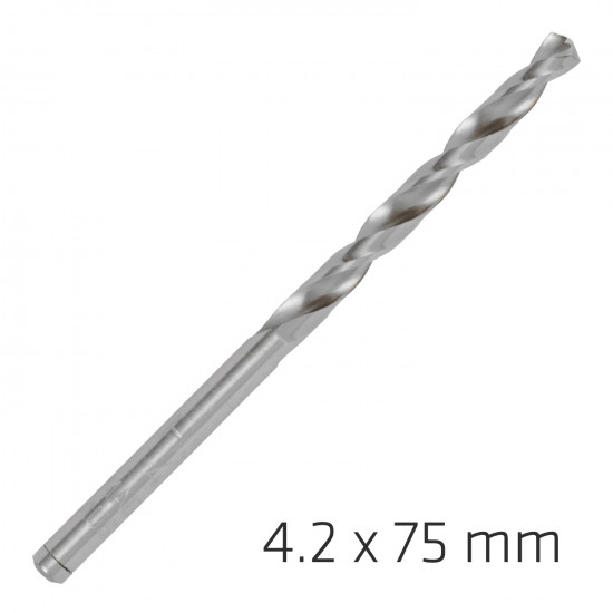 ALPEN Pro Hss 4.2mm Drill Din 338 Rn 135 Split Point Plastic Wallet ( ALPEN Pro Hss 4.2mm Drill Din 338 Rn 135 Split Point Plastic Wallet (