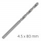 ALPEN Pro Hss 4.5mm Drill Din 338 Rn 135 Split Point Plastic Wallet (