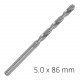 ALPEN Pro Hss 5mm Drill Din 338 Rn 135 Split Point Plastic Wallet (1