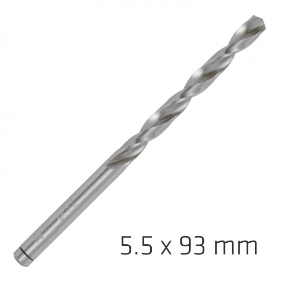 ALPEN Pro Hss 5.5mm Drill Din 338 Rn 135 Split Point Plastic Wallet (