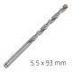 ALPEN Pro Hss 5.5mm Drill Din 338 Rn 135 Split Point Plastic Wallet (