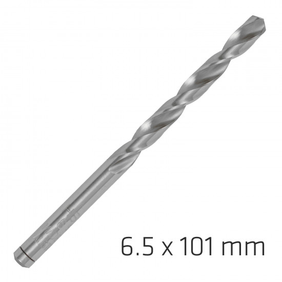 ALPEN Pro Hss 6.5mm Drill Din 338 Rn 135 Split Point Plastic Wallet ALPEN Pro Hss 6.5mm Drill Din 338 Rn 135 Split Point Plastic Wallet