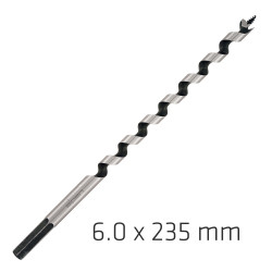 Wood Auger Drill Bit 6 X 235mm
