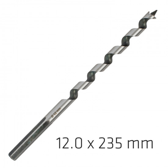 Wood Auger Drill Bit 12x 235mm Wood Auger Drill Bit 12x 235mm