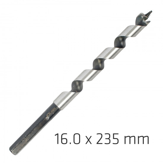 Wood Auger Drill Bit 16 X 235mm