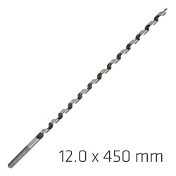 Wood Auger Drill Bit 12 X 450mm
