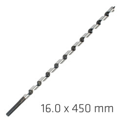 Wood Auger Drill Bit 16 X 450mm