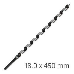 Wood Auger Drill Bit 18 X 450mm