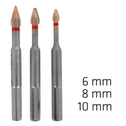 C Protector Drill Bit Set 6-8-10mm