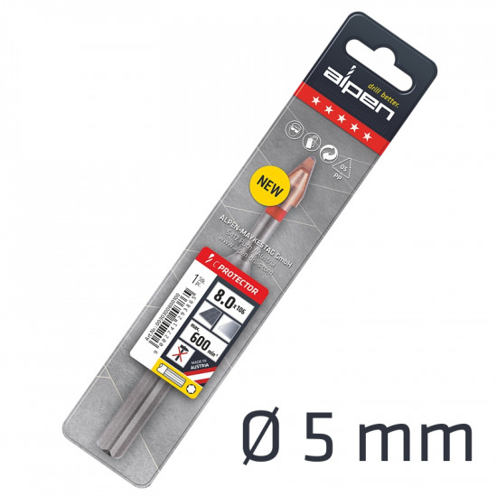 5.0mm Porcelain C Protector Drill Bit 5.0mm Porcelain C Protector Drill Bit