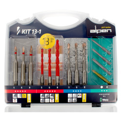 Drill-screwset Kit 13 13 Pcs C Prot,multi 6-kant,sds-+ F4 ,4 Bits