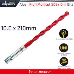 Profi Multicut Sds Drill Bit 10 X 210mm