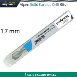 ALPEN Solid Carbide Drill Bit 1.7