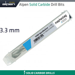 ALPEN Solid Carbide Drill Bit 3.3