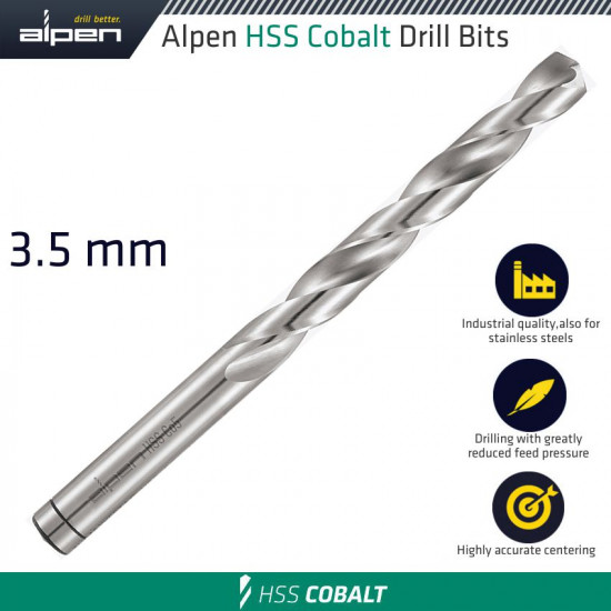 Hss Cobalt Drill Bit 3.5mm Hss Cobalt Drill Bit 3.5mm