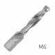 ALPEN Combination Tap Plw M6 1/4' Shank