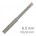 Force X 8.0 X 110/050 Sds-plus Rebar Drill Bit X4 Cutting Edges - Bulk