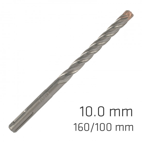 Force X 10.0 X160/100 Sds-plus Rebar Drill Bit X4 Cutting Edges - Bulk Force X 10.0 X160/100 Sds-plus Rebar Drill Bit X4 Cutting Edges - Bulk