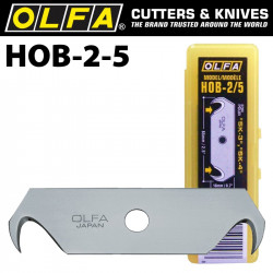 OLFA Hook Blades For Sk3 Sk4 Utc1 5 Pack Plastic Case