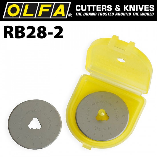 OLFA Blades Rotary Rb28-2 2/pack 28mm