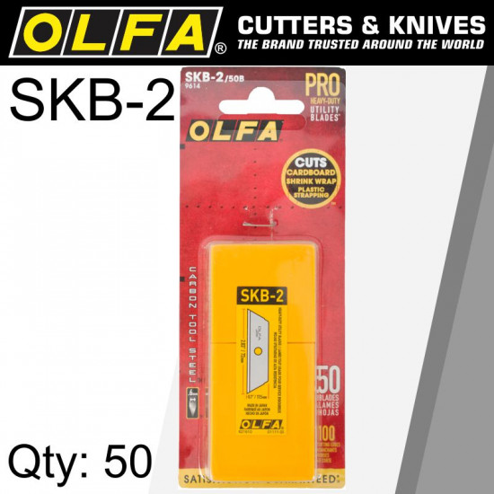 OLFA Blades Skb-2 50 Pack For Sk-4 Sk-9 Utc1 Cutters OLFA Blades Skb-2 50 Pack For Sk-4 Sk-9 Utc1 Cutters
