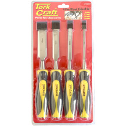 Chisel Set Wood 4 Piece In Blister