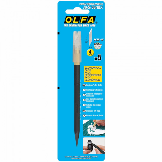 OLFA Designers Art Knife Black With 4mm Blades OLFA Designers Art Knife Black With 4mm Blades