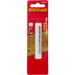 Drill Bit Wood 3.0mm X 60mm 1/card