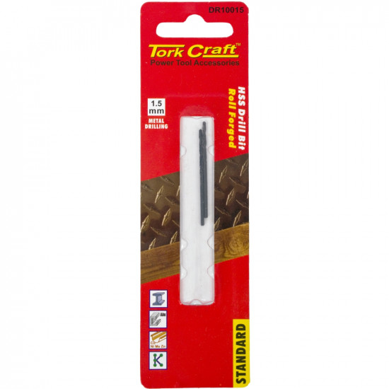 Drill Bit Hss Standard 1.5mm 2/card Drill Bit Hss Standard 1.5mm 2/card