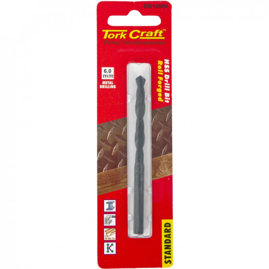 Drill Bit Hss Standard 6.0mm 1/card Drill Bit Hss Standard 6.0mm 1/card
