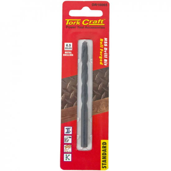Drill Bit Hss Standard 6.5mm 1/card Drill Bit Hss Standard 6.5mm 1/card