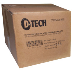 Cutting Disc Industrial Metal 230 X 1.8 X 22.2 Mm 100pc
