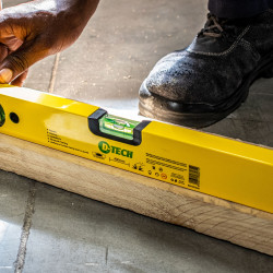 Spirit Level Box 400mm X 1.4mm 2 X Vial 0.5mm Accur. Alum.