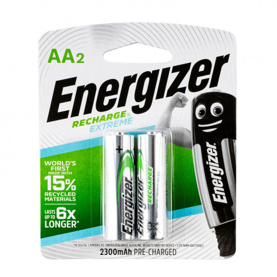 ENERGIZER Recharge 2300mah Extreme Aa - 2 Pack (moq6)