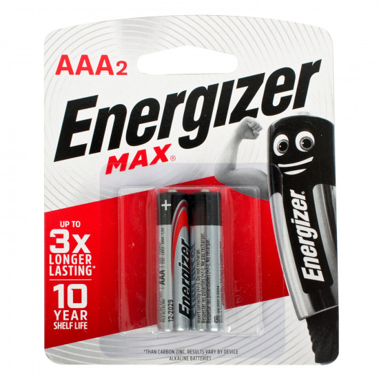 ENERGIZER Max Aaa - 2 Pack (moq 20)
