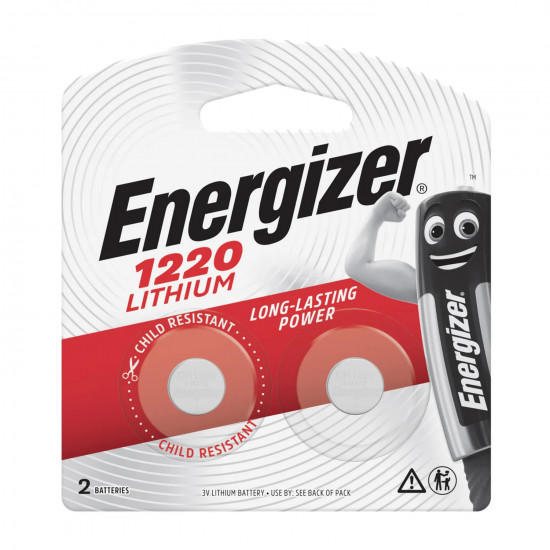 ENERGIZER 1220 3v Lithium Coin Battery 2 Pack (moq 12) ENERGIZER 1220 3v Lithium Coin Battery 2 Pack (moq 12)