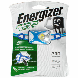 ENERGIZER Mini Sporting 200 Lum Recharge Headlight