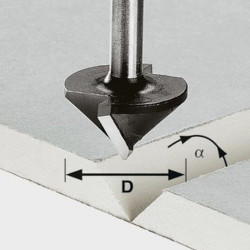 Cutter - V Groo Hw D32-90grad