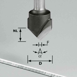 Cutter-v Groo Hw D18-90grad (alu)
