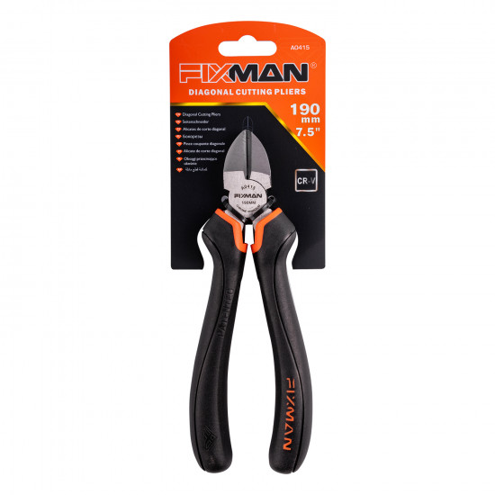 FIXMAN Industrial Diagonal Side Cutting Pliers 8' 190mm FIXMAN Industrial Diagonal Side Cutting Pliers 8' 190mm