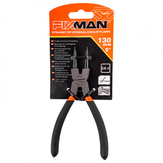 FIXMAN Straight Internal Circlip Pliers 130mm 5' FIXMAN Straight Internal Circlip Pliers 130mm 5'