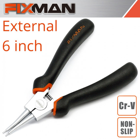 FIXMAN Straight External Circlip Pliers 6'/160mm FIXMAN Straight External Circlip Pliers 6'/160mm