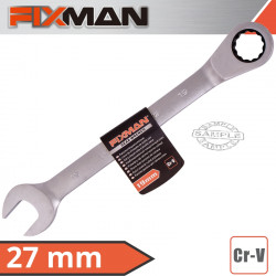 FIXMAN Combination Ratcheting Wrench 27mm