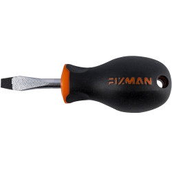FIXMAN S/driver Slotted 6.5x1.2x38mm Crv With Ergonomic H&le
