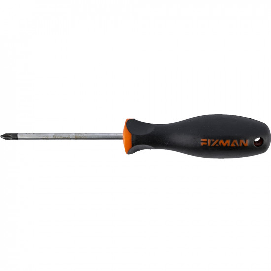 FIXMAN S/driver Pozi Pz2 6x100mm Crv With Ergonomic Handle FIXMAN S/driver Pozi Pz2 6x100mm Crv With Ergonomic Handle