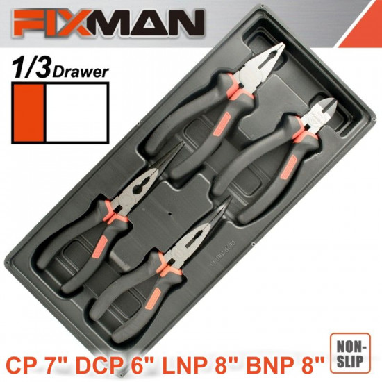 FIXMAN 7 Drawer Ind. Roller Cabinet On Castors With 130pc Of Stock FIXMAN 7 Drawer Ind. Roller Cabinet On Castors With 130pc Of Stock