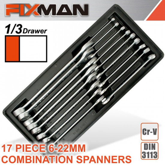 FIXMAN 7 Drawer Ind. Roller Cabinet On Castors With 130pc Of Stock FIXMAN 7 Drawer Ind. Roller Cabinet On Castors With 130pc Of Stock