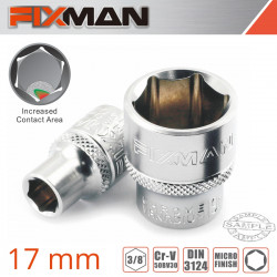 FIXMAN 3/8' Drive Hex Socket 17mm