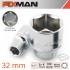 FIXMAN 1/2' Drive Hex Socket 32mm X 41.8mm