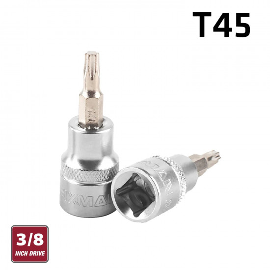 FIXMAN 3/8' Dr.bit Socket T45 Torx FIXMAN 3/8' Dr.bit Socket T45 Torx